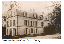 Text Box:   Casa de San Martï¿½n en Grand Bourg. 