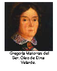 Text Box:   Gregoria Matorras del Ser. ï¿½leo de Etna Velarde.