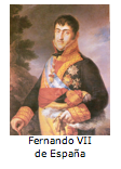 Text Box:   Fernando VII  de Espaa 