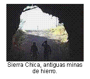 Sierra Chica, antiguas minas de hierro.  